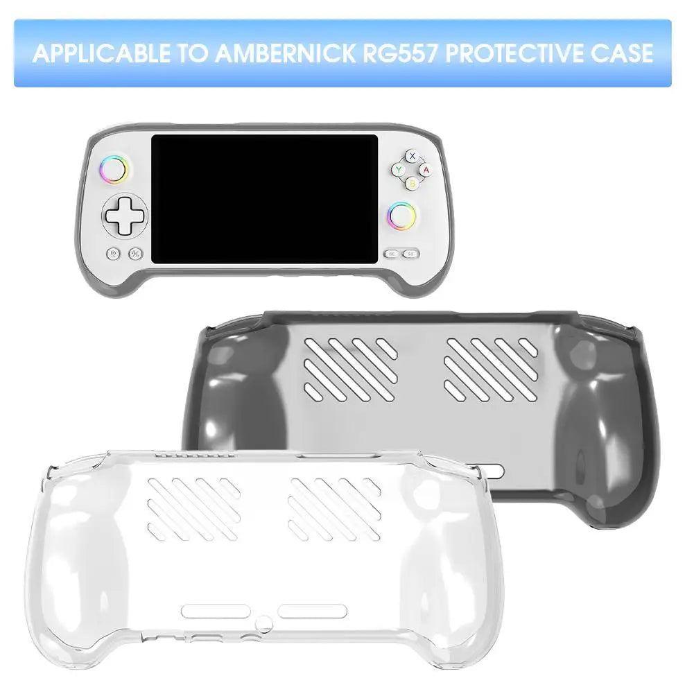 Transparent TPU Case for Anbernic RG557 Anti-Scratch Cover
