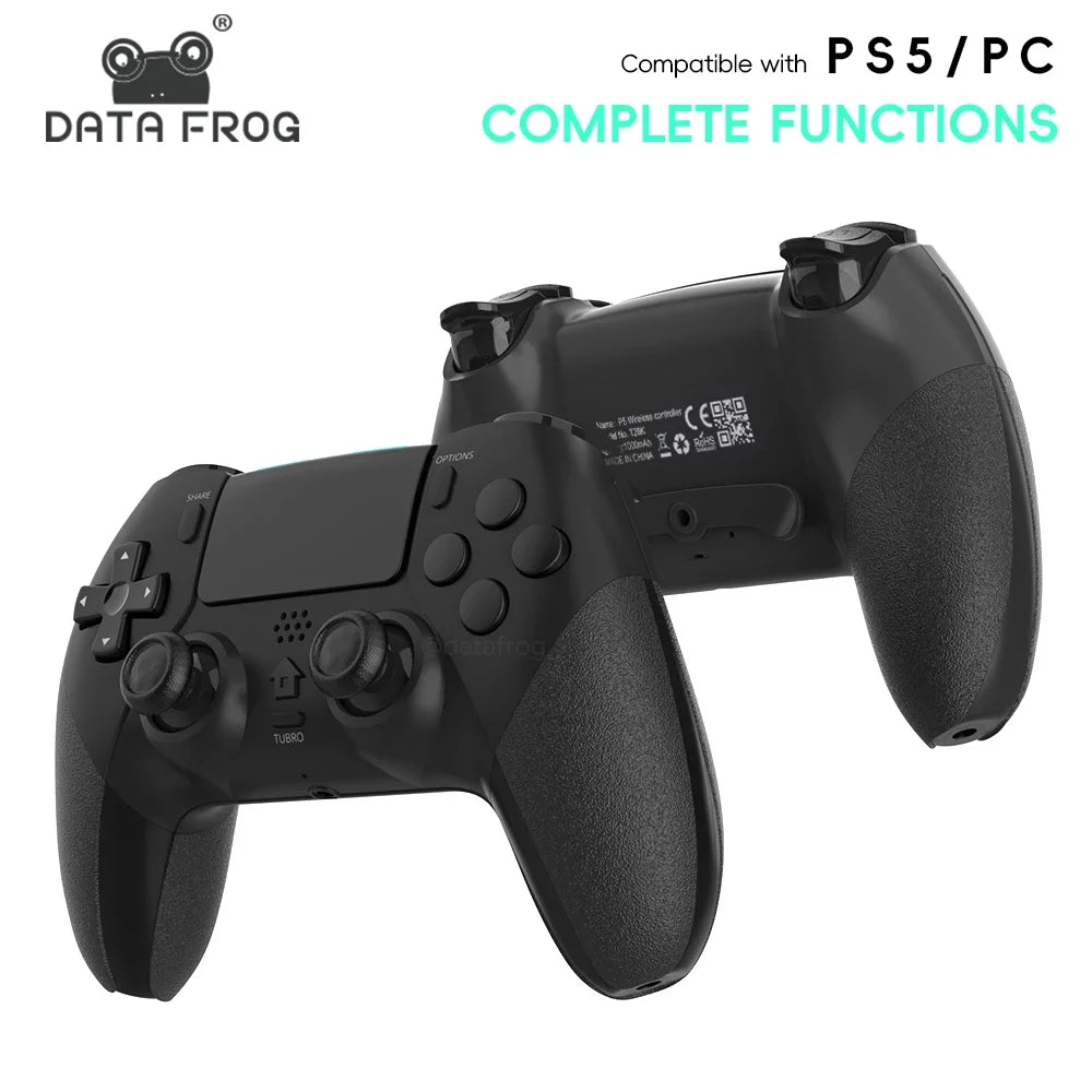 Data Frog T43 Wireless Controller for PS5 with Macro Keys & Turbo