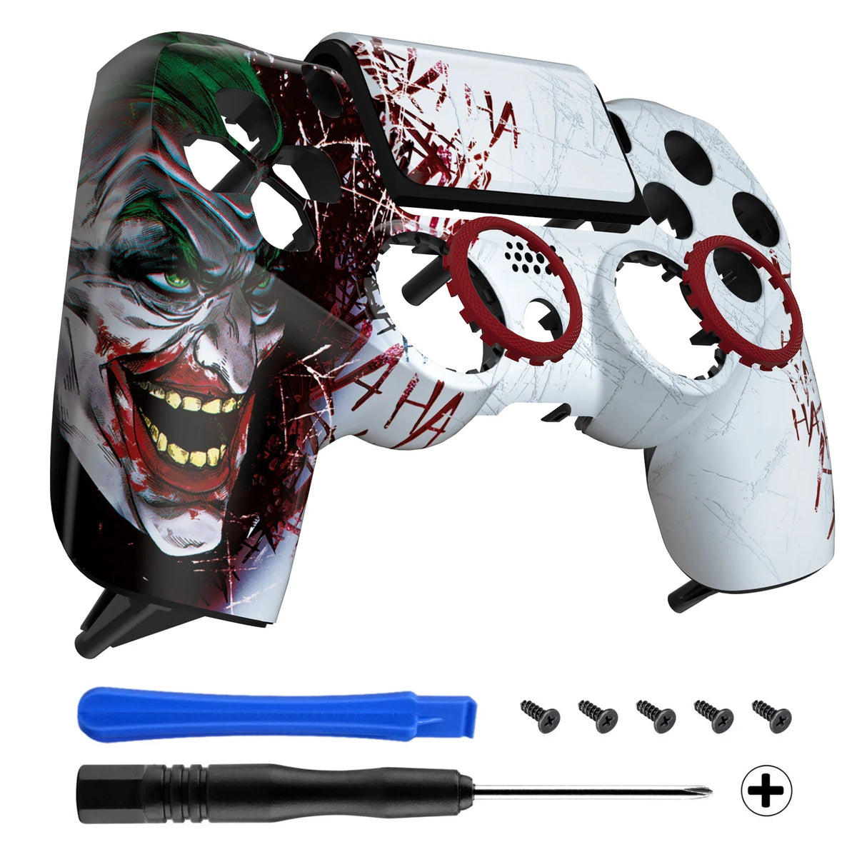 eXtremeRate PS4 Faceplate Touchpad JDM-040/050/055, Clown HAHAHA