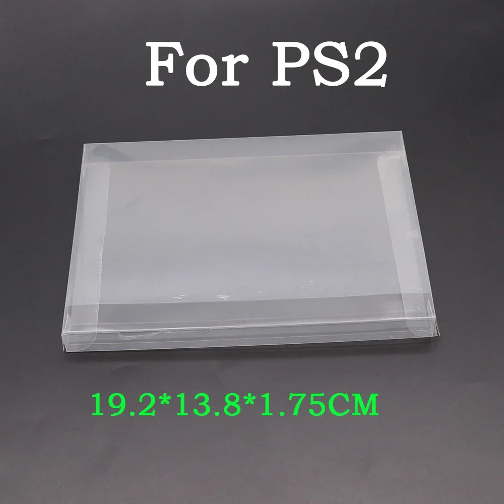 6PC Clear Transparent Box Covers for PS5 PS4 PS3 PS2 PS1