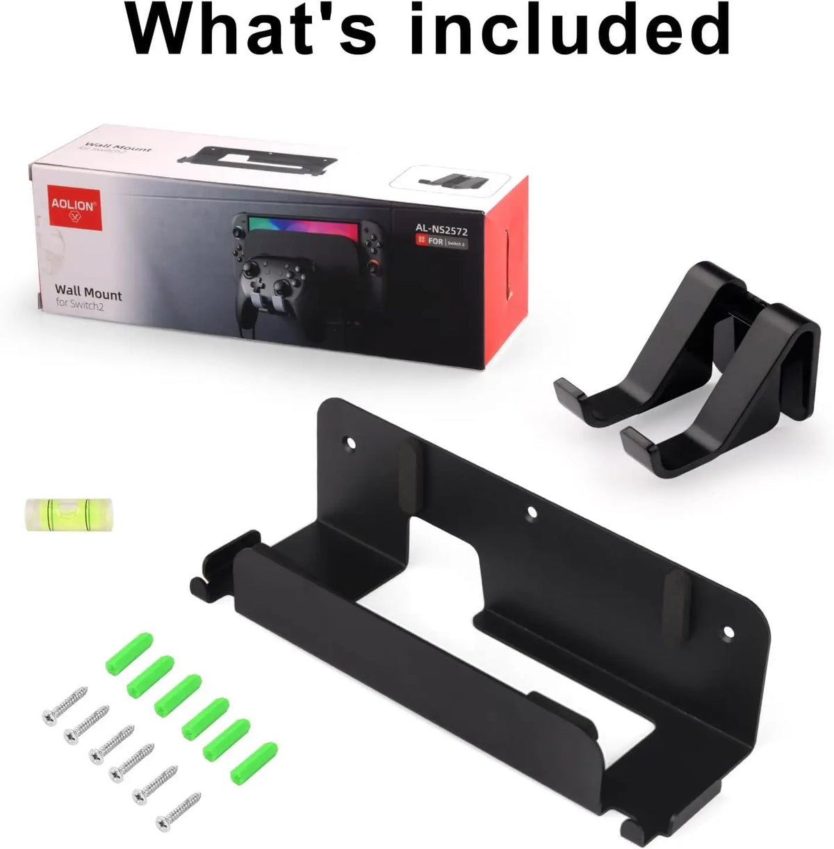 AOLION Wall Bracket for Nintendo Switch, Switch 2 Storage