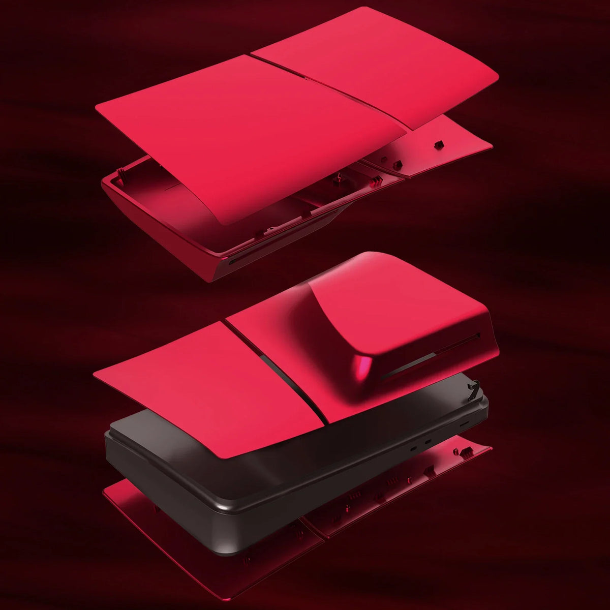 Replacement Shell for PS5 Slim Disc, ABS Cover Plates