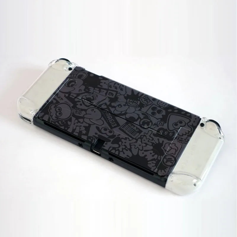 Hard Case for Nintendo Switch OLED, Crystal Clear TV Dock Shell