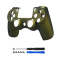 DATA FROG Replacement Front Housing Shell Controller Front Case For PS4 Slim DIY Chrome Plating Game Accessories