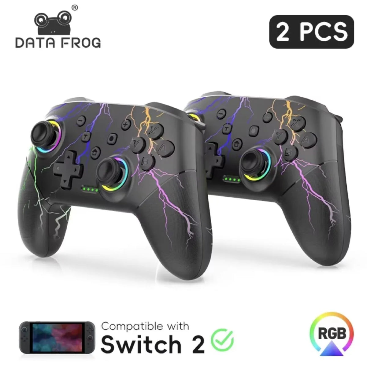 DATA FROG S80 Wireless Pro Controller for Switch, Switch 2, PC