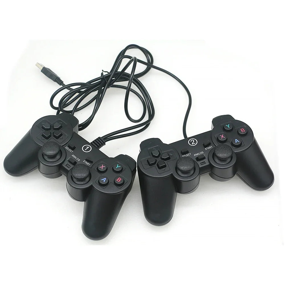 2 Player Gamepad Joypad USB Joystick Wired Usb To Pc Controller For Winxp/win7/win8/win10 Computer Laptop Pandora Arcade Game