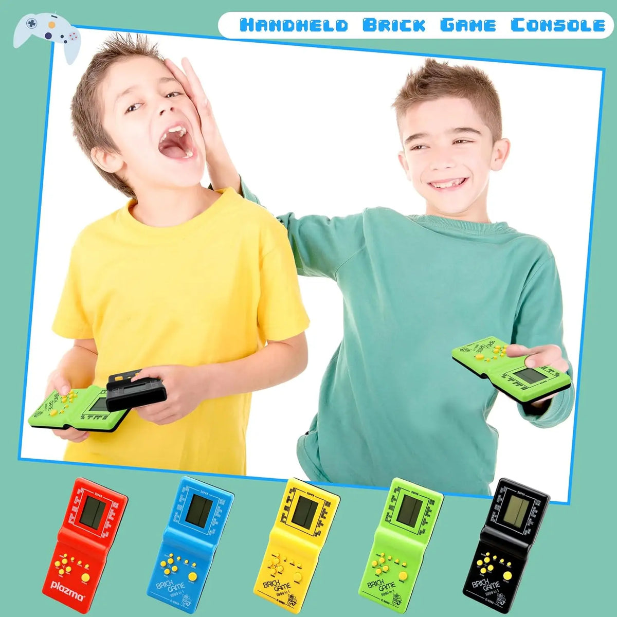 3.5" Game Console For Tetris Console Retro Handheld Game Players Mini Children's Nostalgic Pocket Games Machine Kids Puzzle Toys