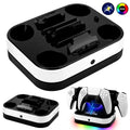 For PS5 Controller Charger Stand LED Indicator & RGB Light Dual Charging Dock for PS5 Controller & PS Portal Games Accessori