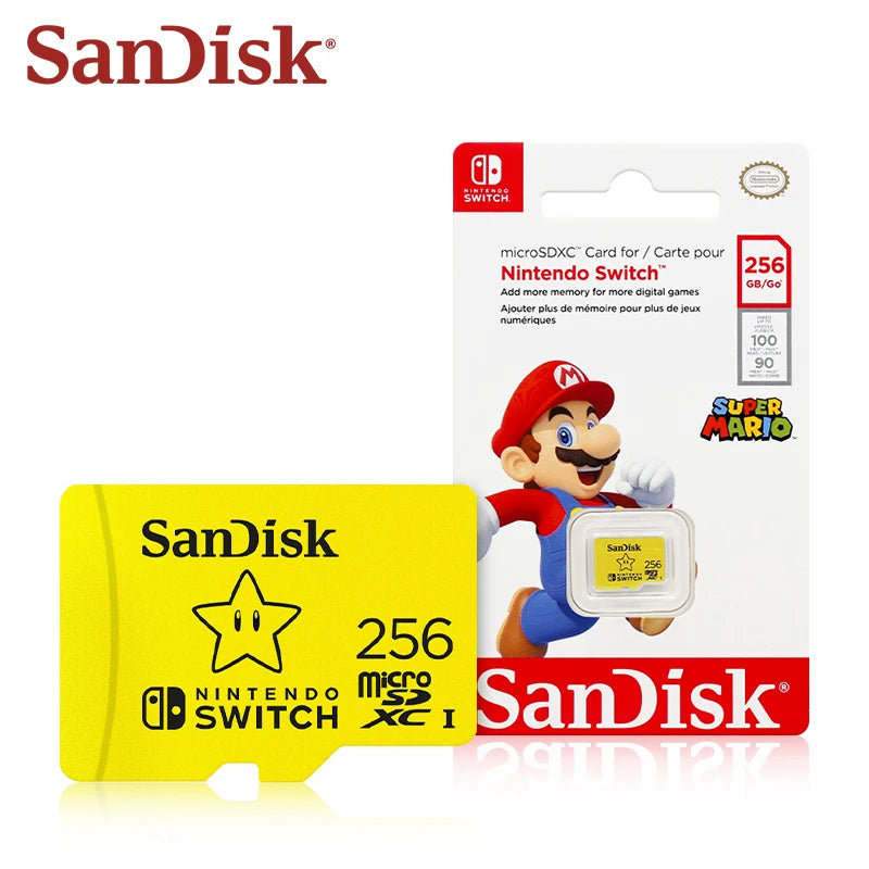 microSDXC Card for Nintendo Switch, SanDisk, 128GB–1TB