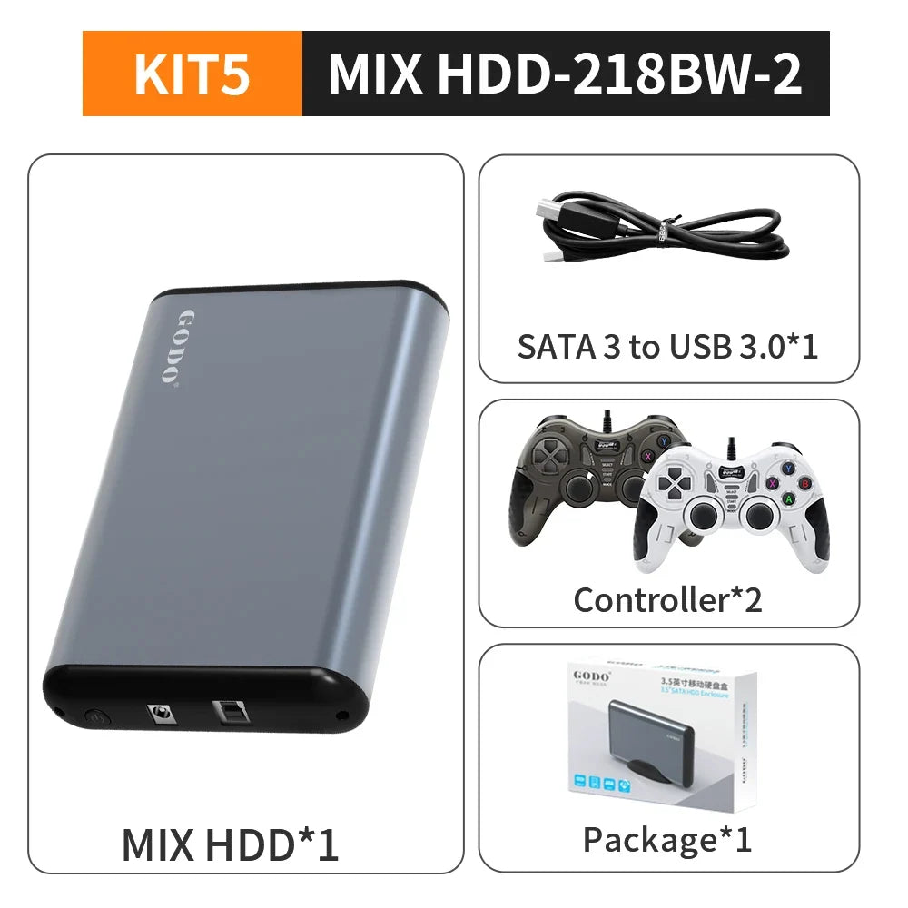 Hyper Base Mix 6TB Game HDD with 65000+ Games for Windows PC