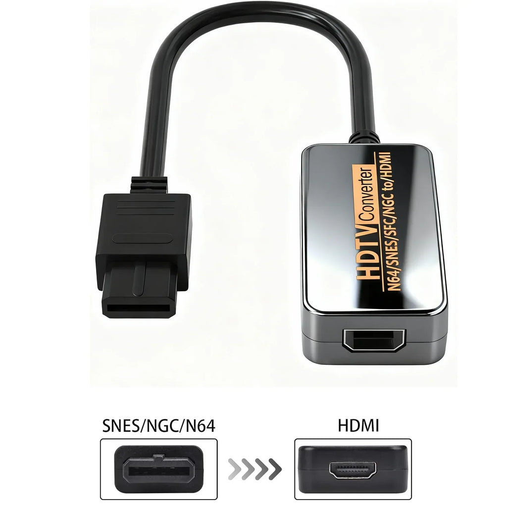 New 1080P HDMI N64 Video Game Converter For Nintendo N64/SNES/SFC HD TV Converter Retro Game Console Video Converter Adapter