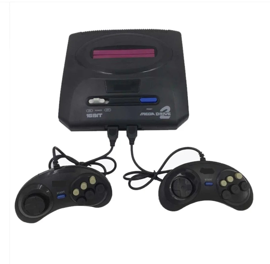 Retro 16-Bit Mega Drive 2 Game Console with 5 Games, EU/US/UK