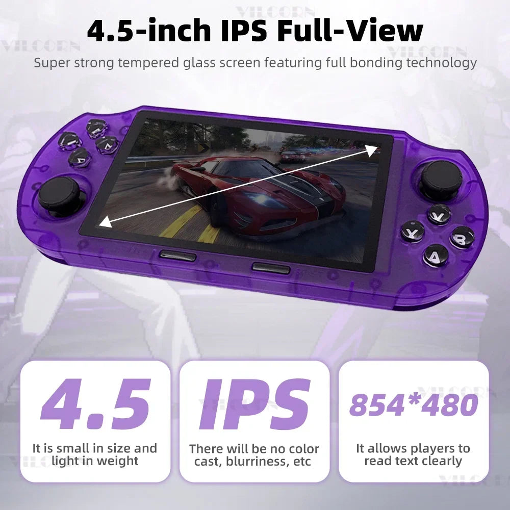 SF3000HD Retro Handheld Game Console 4.5 Inch IPS TV Output