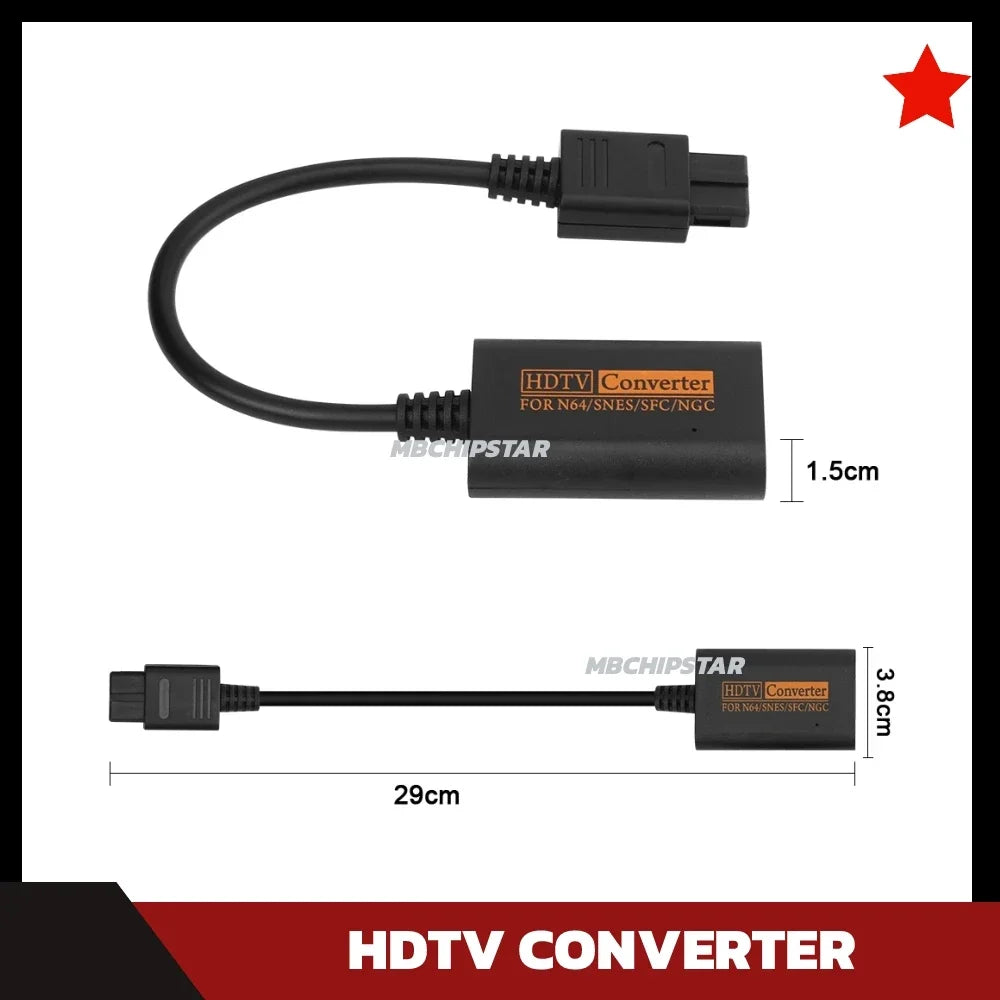 N64 to HDMI Converter for N64 GameCube and SNES Consoles