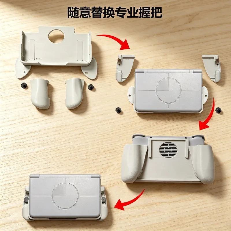 NEW Original Retroid Pocket Flip2 Flip Palm 3D Printed Grip Protective Cover Scalable Grip Protective Shell Sliding Rail Bracket