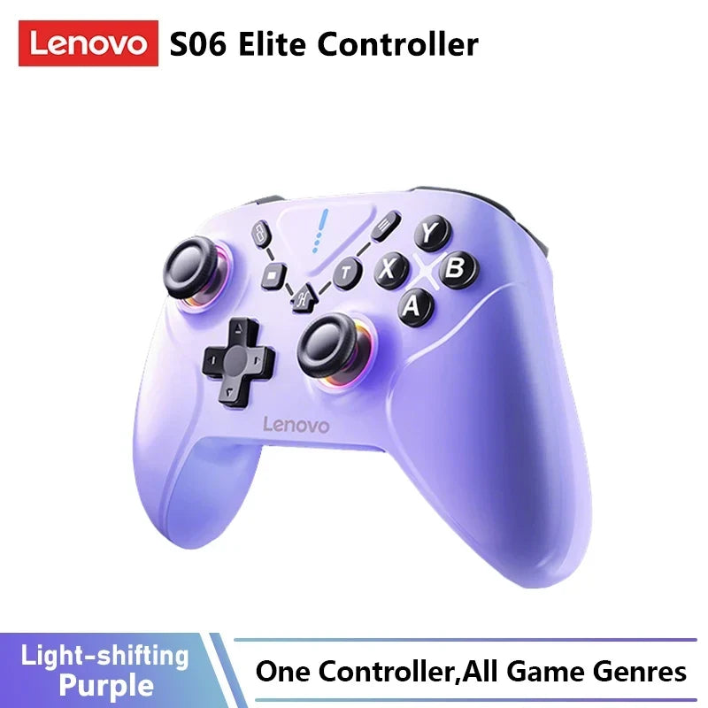 Lenovo S06 Wireless Gamepad with Hall Joysticks & Triggers, 2.4G