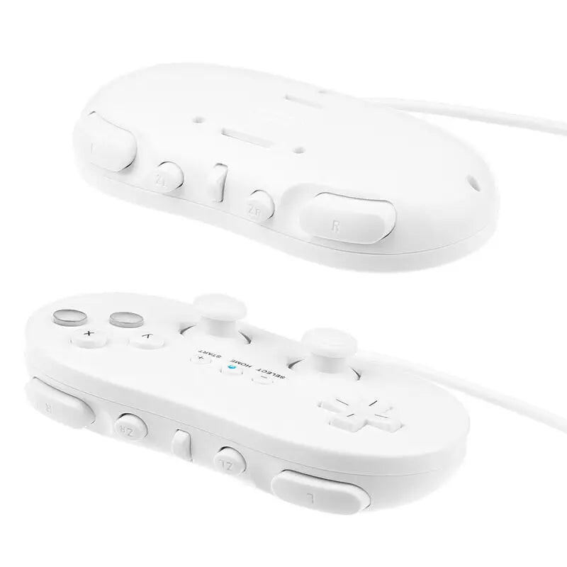 Classic Wired Controller for Wii and Wii U, White or Black