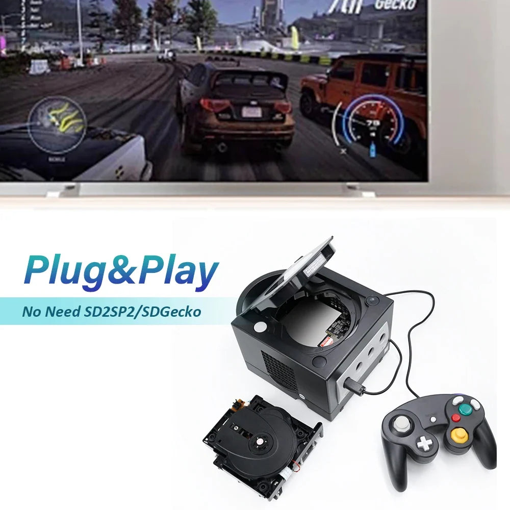 RetroScaler CUBEODE V1.2 SD2SP2 Disc Drive Emulator for GameCube