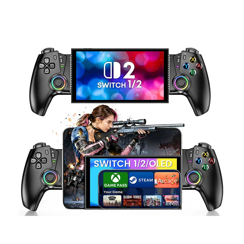 DinoFire Switch OLED Controller, TMR, Wireless for Switch 2