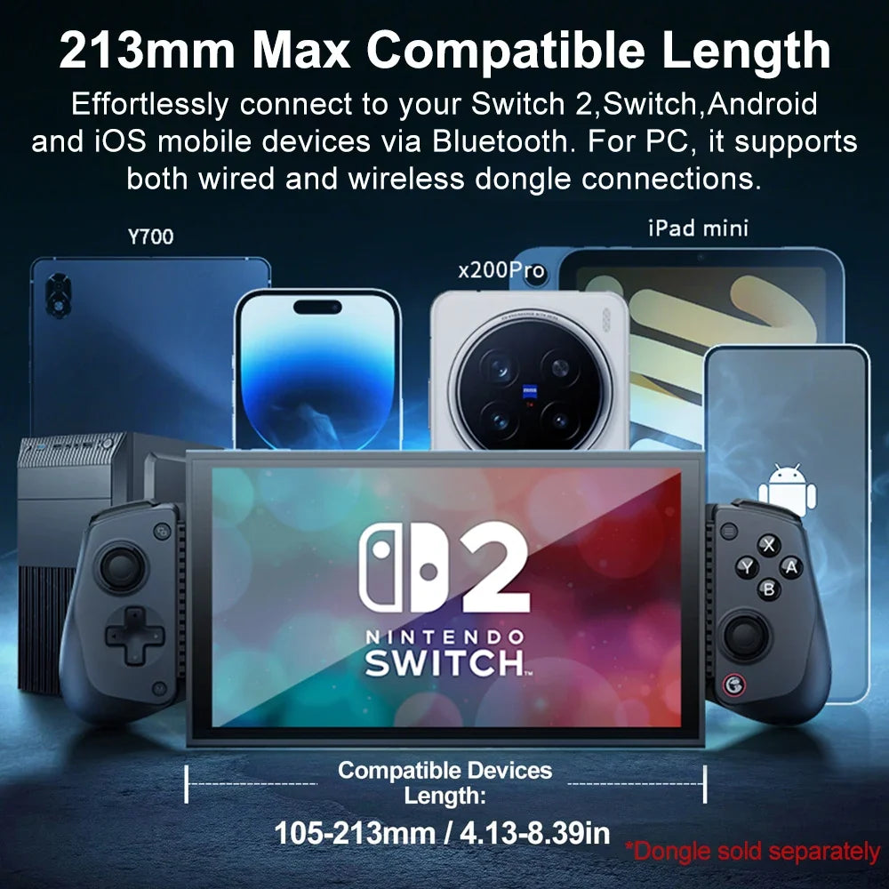GameSir X5s Hall Effect Controller for Android, iOS, Switch 2
