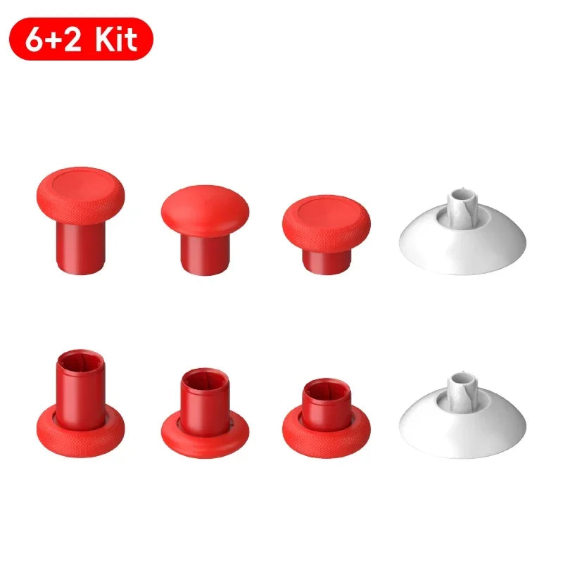 DATA FROG 8 Pack Metal Magnetic Thumbsticks for Xbox One Elite Series X S Controller Hall Effect Sensor Joystick Caps Accessorie