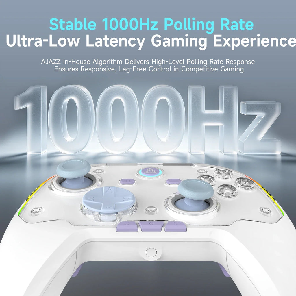 Ajazz GP100 NS Tri-Mode Hall Effect Controller for Switch & PC