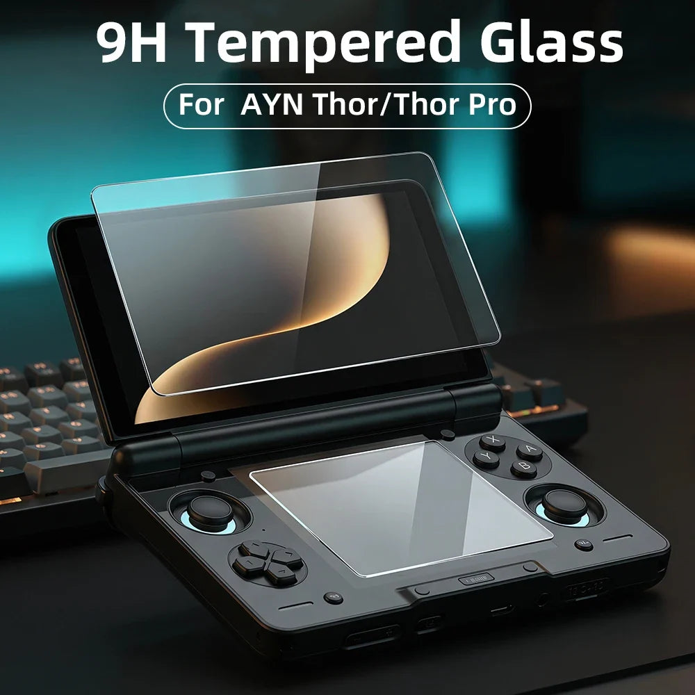 Tempered Glass Protector for AYN Thor, 9H HD Clear