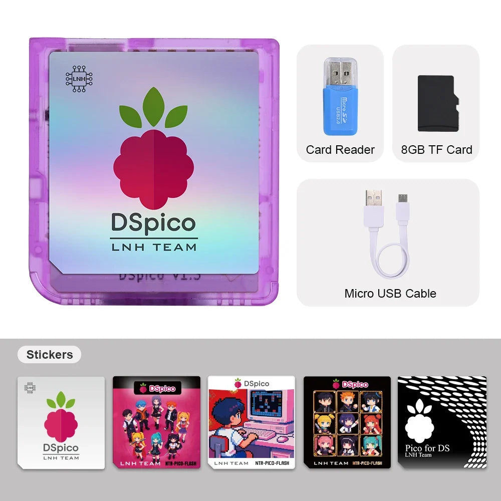 RP2040 MCU DSpico Game Reader Compatible With NDS NDSL DSi 3DS Console