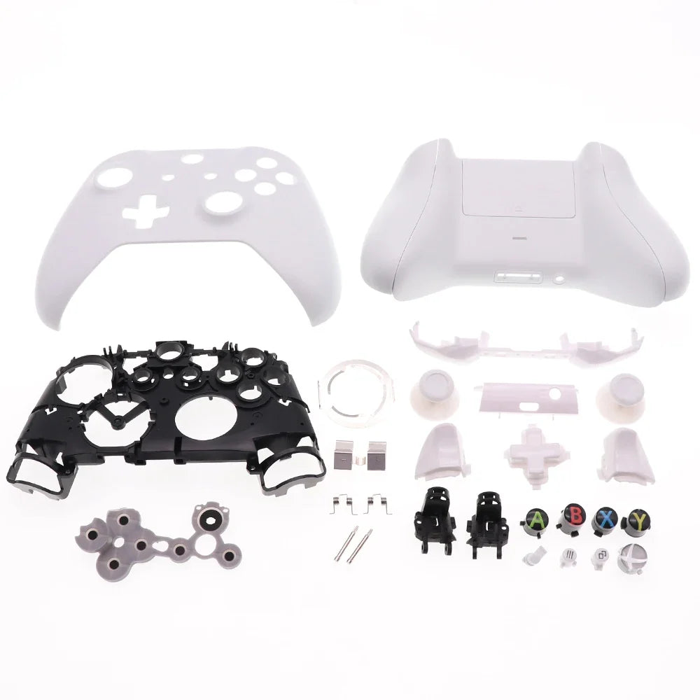For Xbox One Slim  Gamepad Shell Solid Color Multicolor Set Repair Game Accessories Game Controller Replacement Shell