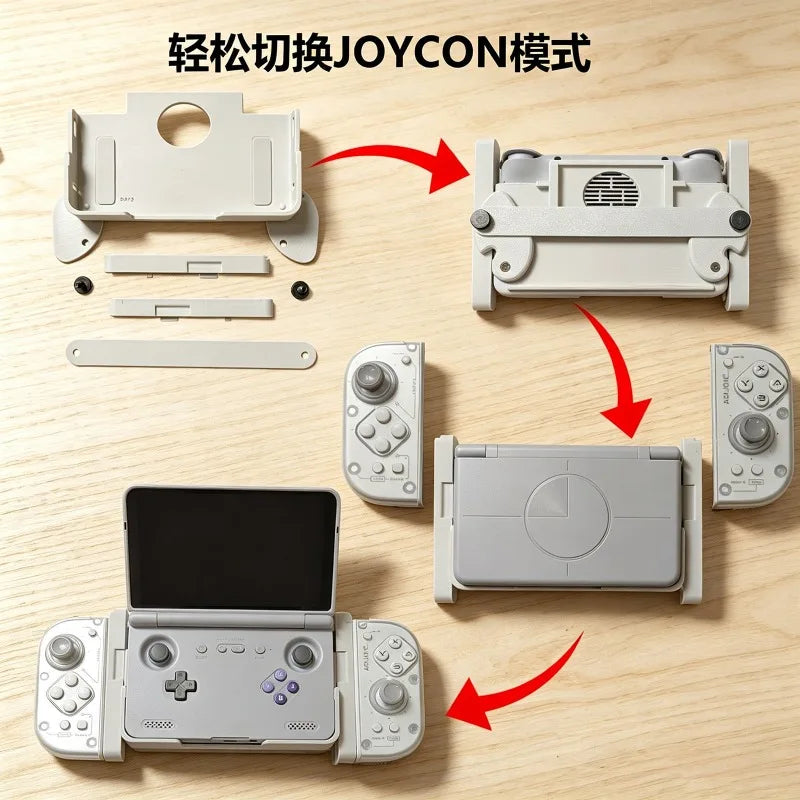 NEW Original Retroid Pocket Flip2 Flip Palm 3D Printed Grip Protective Cover Scalable Grip Protective Shell Sliding Rail Bracket
