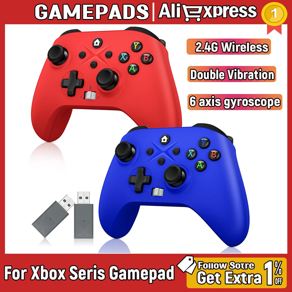 Wireless Game Controller for Xbox One, Series X/S and PC