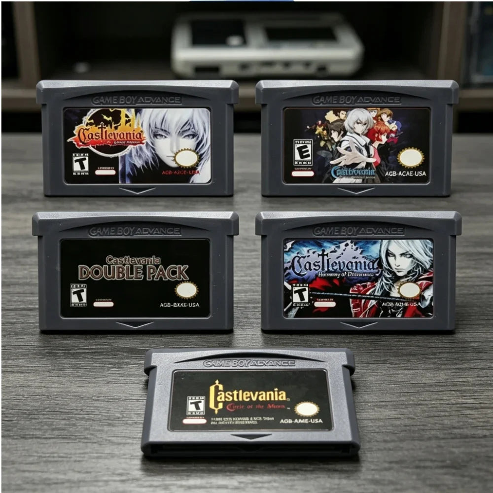 40+ Styles GBA Game Cartridge Cards USA English Version for Game Boy Advance GBA SP DS Lite Vintage Game Collection Gift