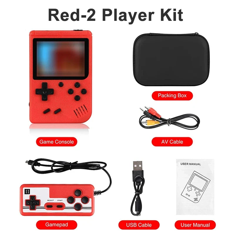 Handheld Game Players Retro Handheld Game Console Built-in 400 FC Games 3.0 Inch LCD Screen Video Game Player Kids Boys Gift