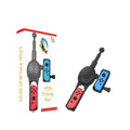 For Nintendo Switch Fishing Rod NS Joycon Game Accessories Fishing Star Left and Right Controllers Body Feel Fishing Rod