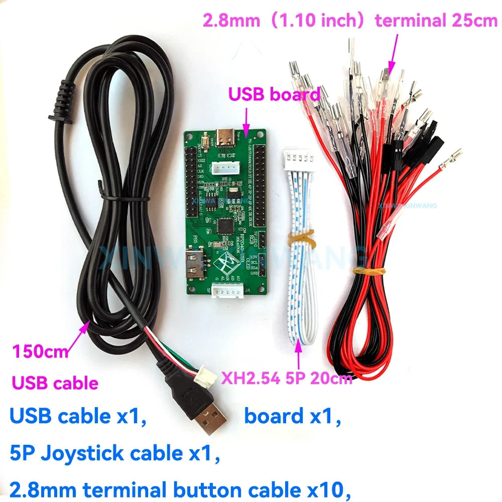 XINWANG ZXL-PICO USB Encoder Board for Hitbox, PC, PS4, Switch