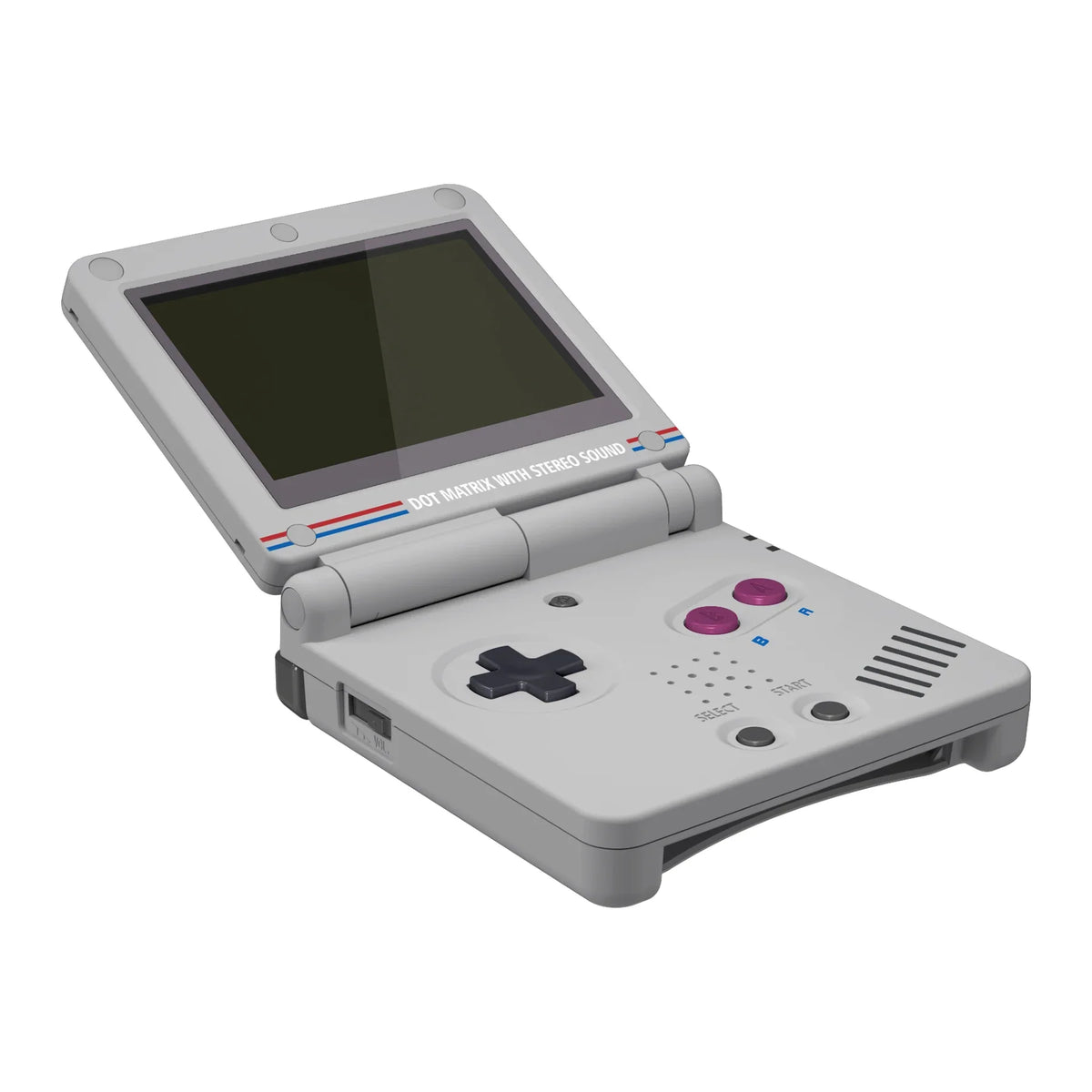 eXtremeRate IPS Ready GBA SP Shell - Classic NES/FC/SNES Style