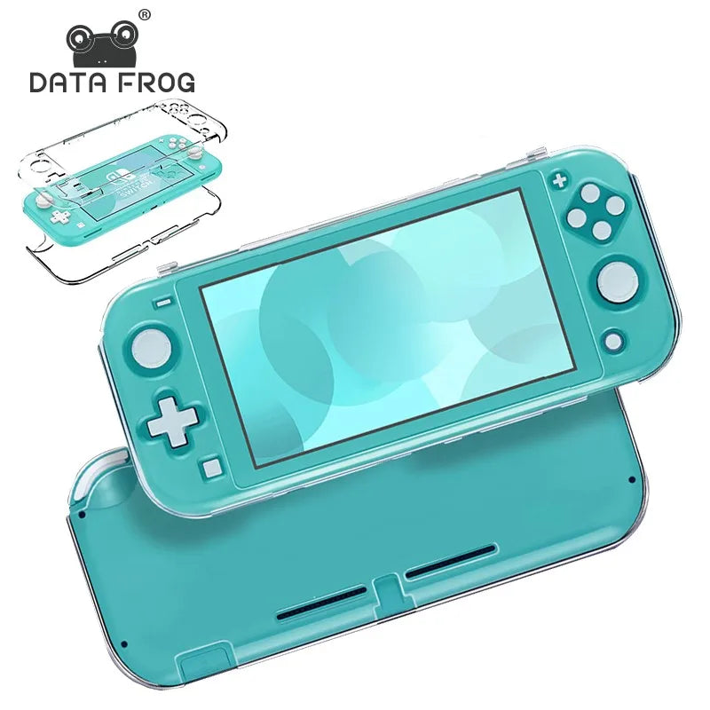 DATA FROG Protective Cover For Compatible-Switch Lite Game Console Transparent PC Crystal Shell for Switch Lite