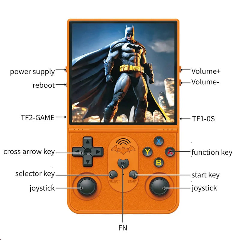 S600 Open Source Handheld Game Console 4.0-Inch Screen, WiFi