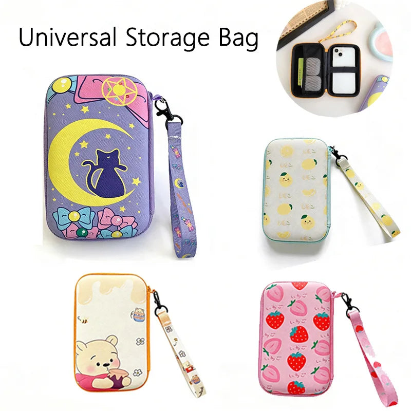 Universal Storage Bag for Phone Solid-state Drive Handheld Gaming Console Headphones Digital Products Universal Storage Pouch