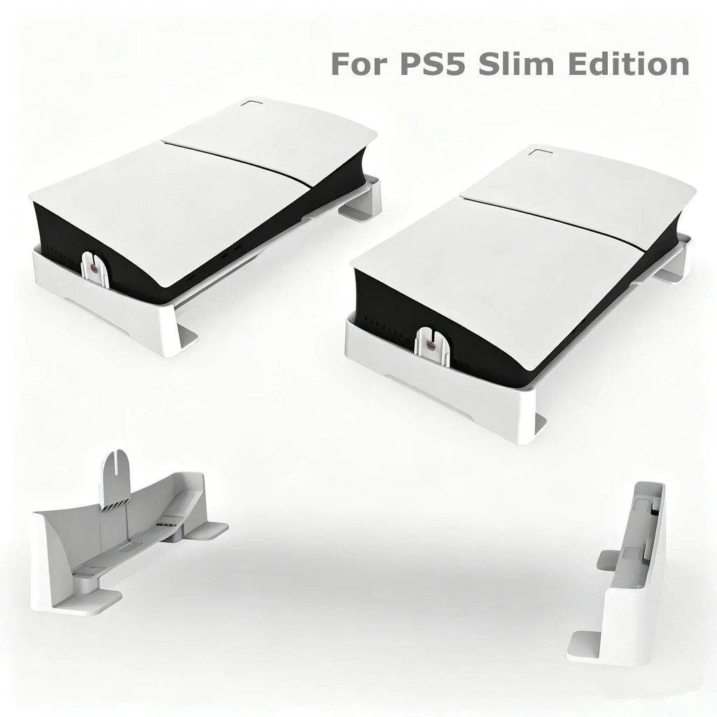 KOMIER P525 Horizontal Stand for PS5 Pro and PS5 Slim, White