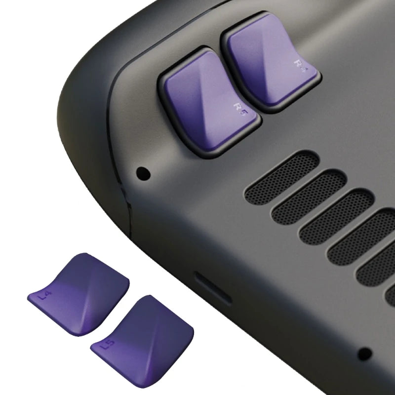 Back Button Enhancement Set for Steam Deck anti-slip Pads Handle Grip for Steam Deck Console Grip Backs Back Button Accessory