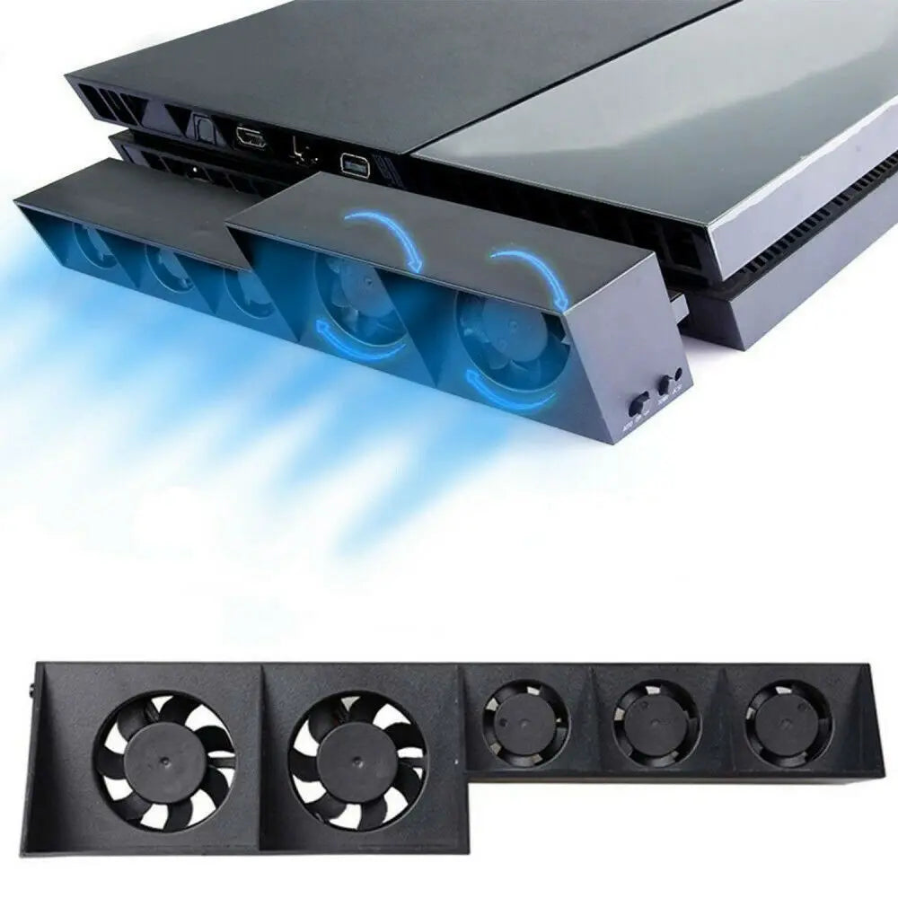 Fan Cooling Cooler For Sony PS4 Pro Slim Game Console Playstation Play Station PS 4 Accessory Stand Support Base Holder Consola