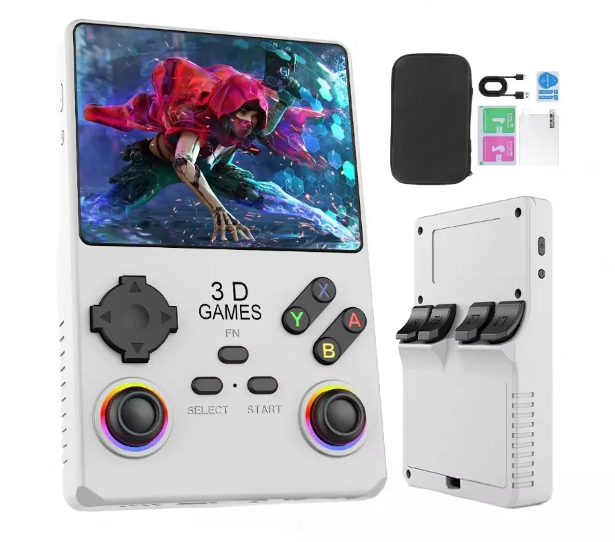 POWKIDDY R36S V40 Pro Handheld Console 3.5-Inch, 35000 Games