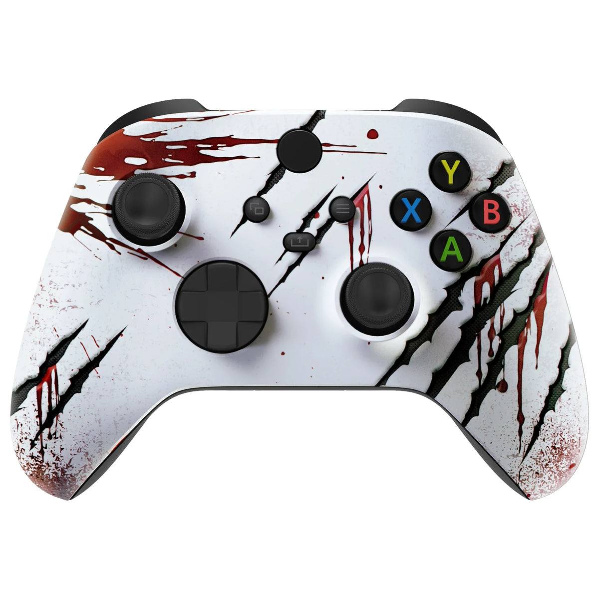 eXtremeRate Custom Pattern Soft Touch Front Housing Shell Cover Faceplate for Xbox Series X/S (Xbox Core) Controller