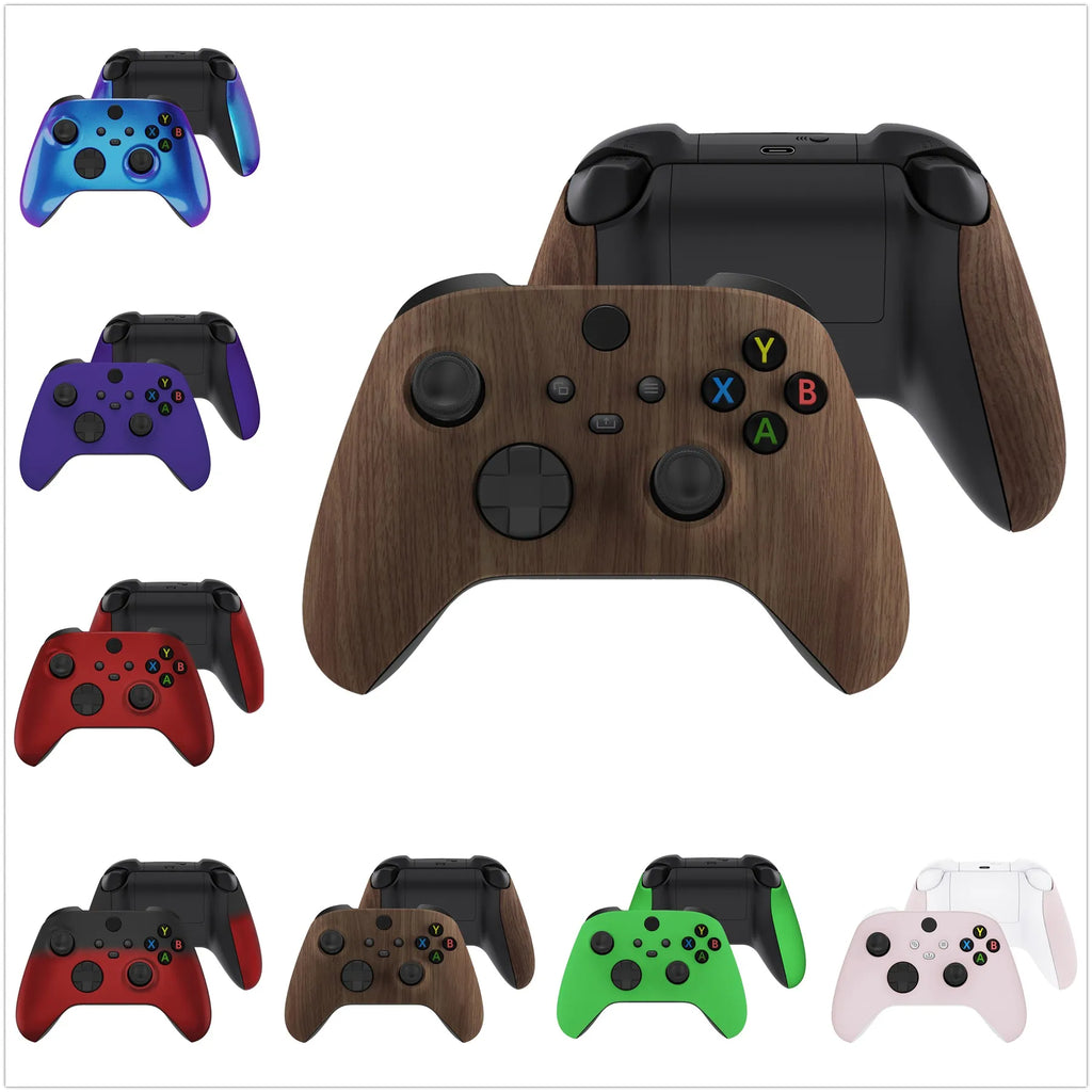 eXtremeRate Xbox Series X/S Replacement Shell, Wood Grain