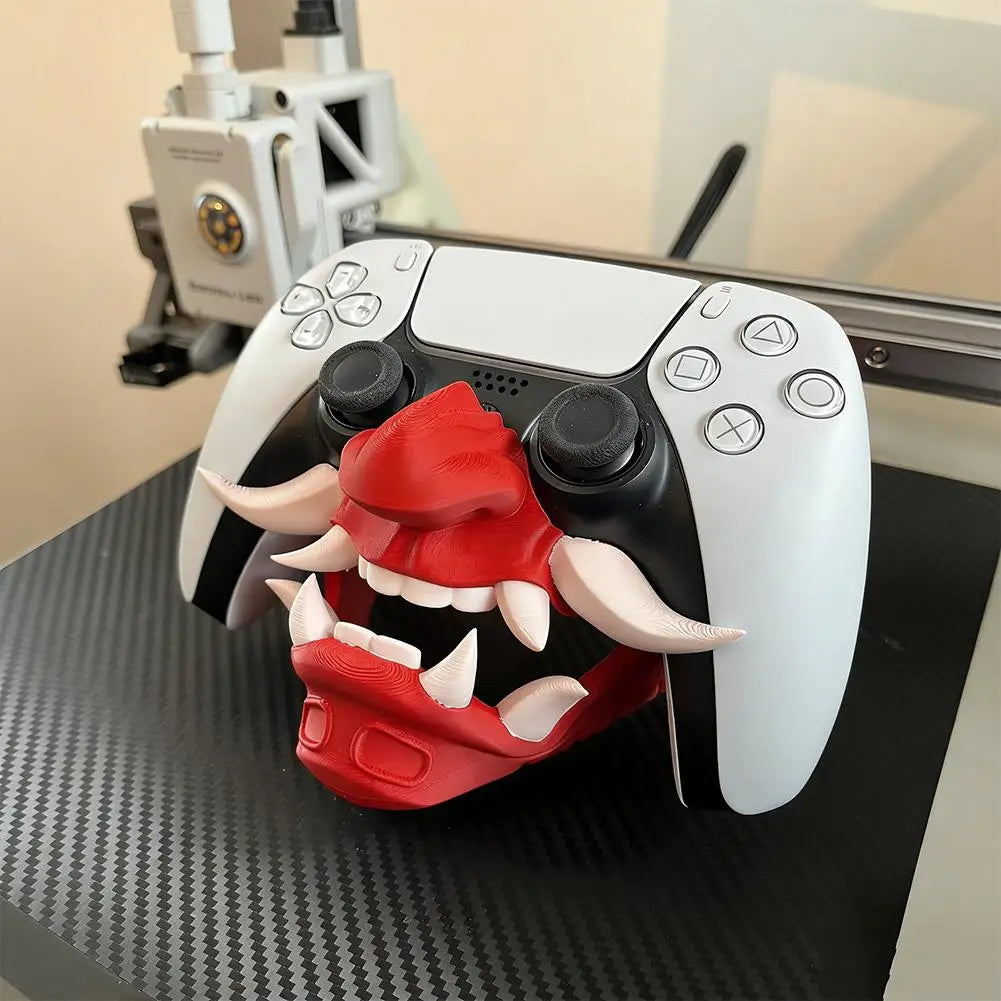 PS5 Controller Oni Demon Mask 3D-Printed Display Stand