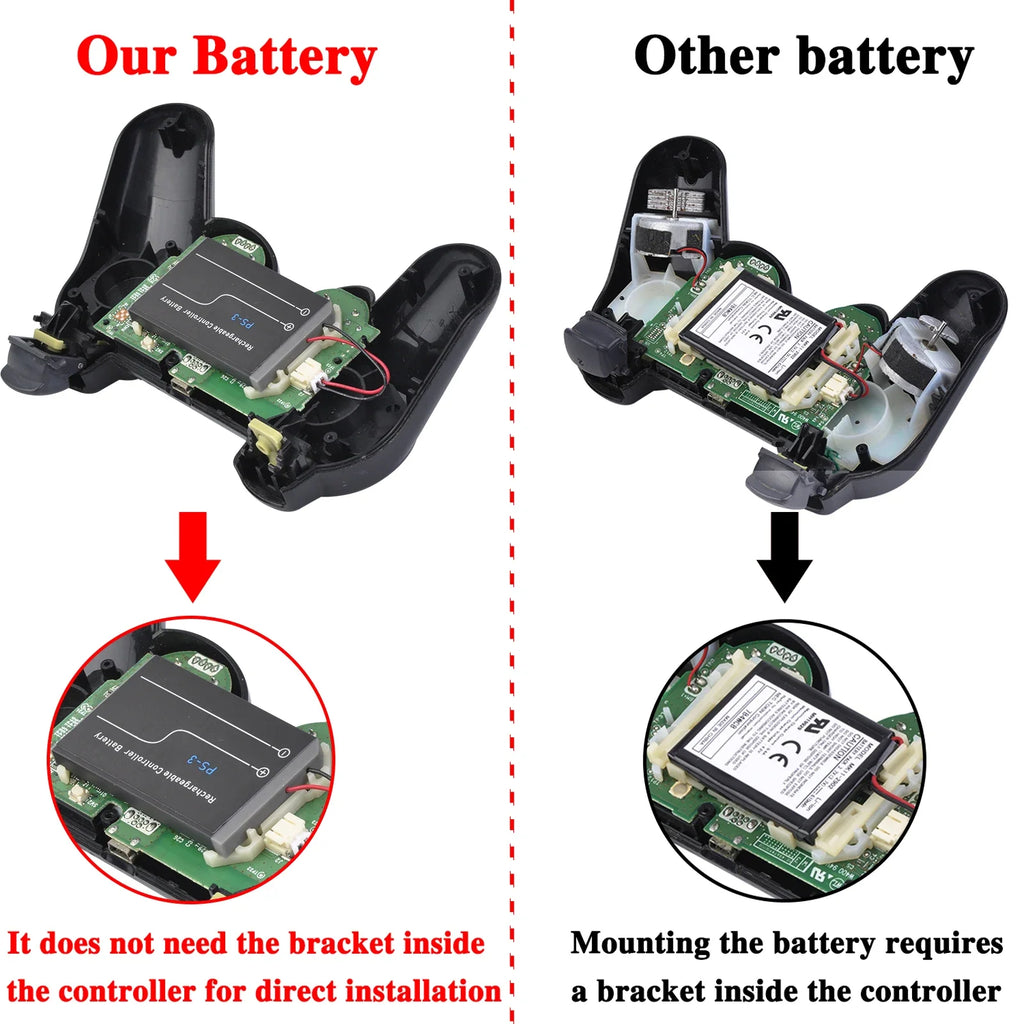 LIP1359 Bateria lip 1359 Battery for Sony PS3 Controller PS3 Playstation 3 Dualshock Wireless Controller ps3 control batteria