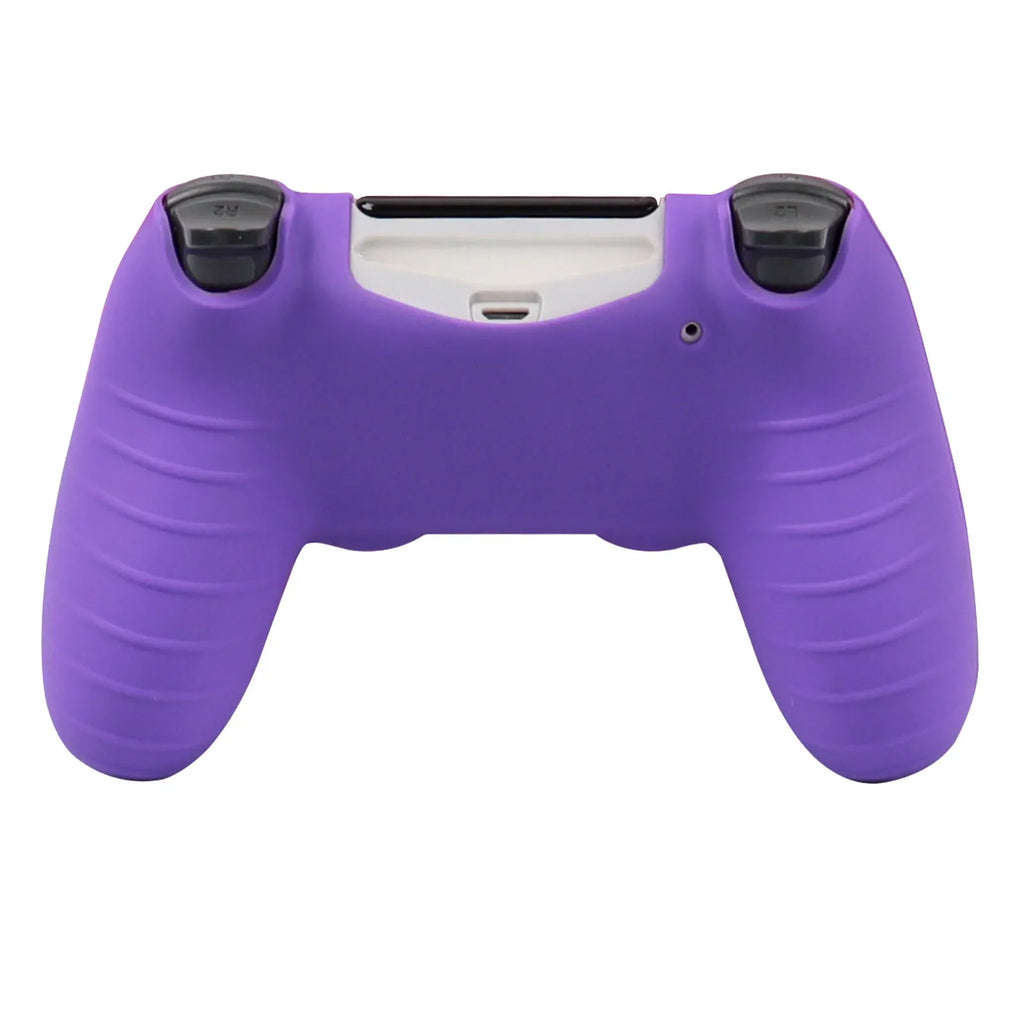 Gradient Silicone Cover for PS4 Controller with Grip Caps