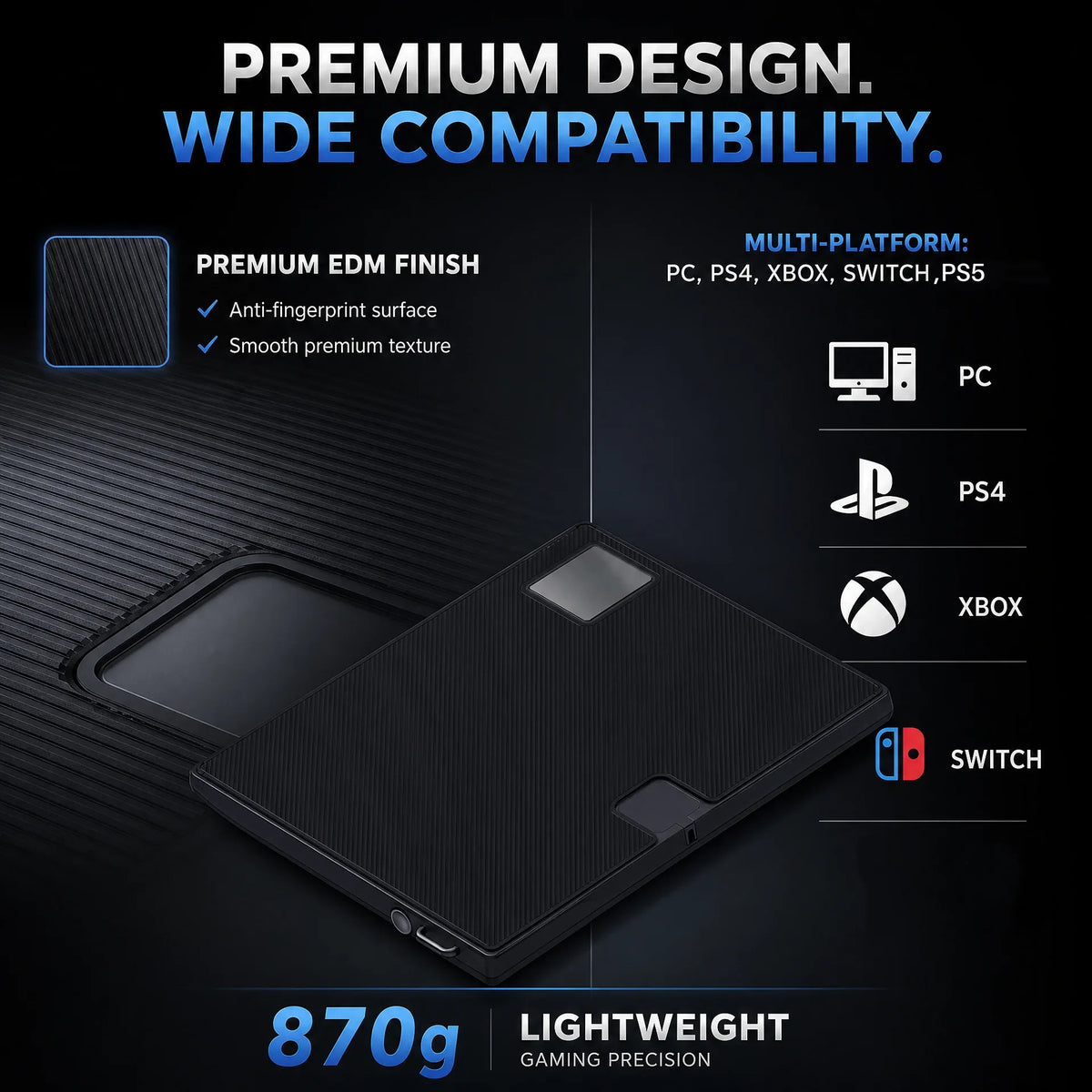 Akko FUNBOX Hall Effect Leverless Controller, PC/PS4/Xbox/Switch