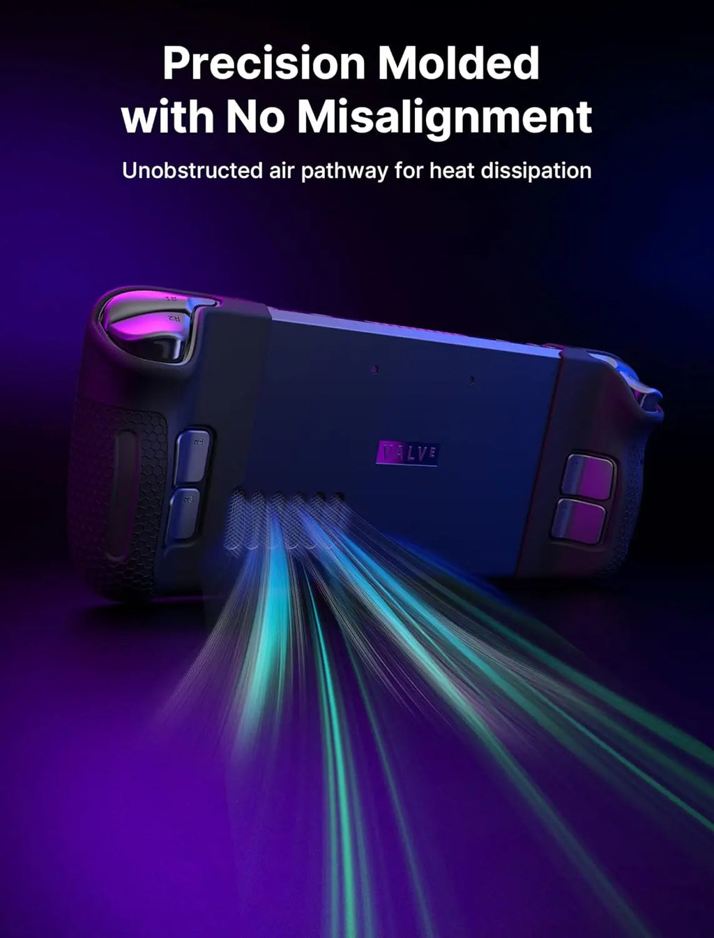 Steam Deck Silicone Grip Case with Left and Right Sleeves